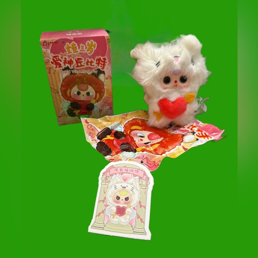 Pop Mart Baby Three Cupid Plush
Pendant (Bunny)